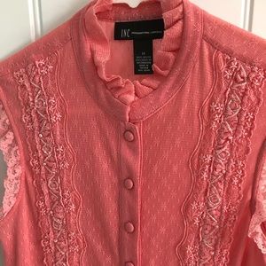 Sequin sleeve top